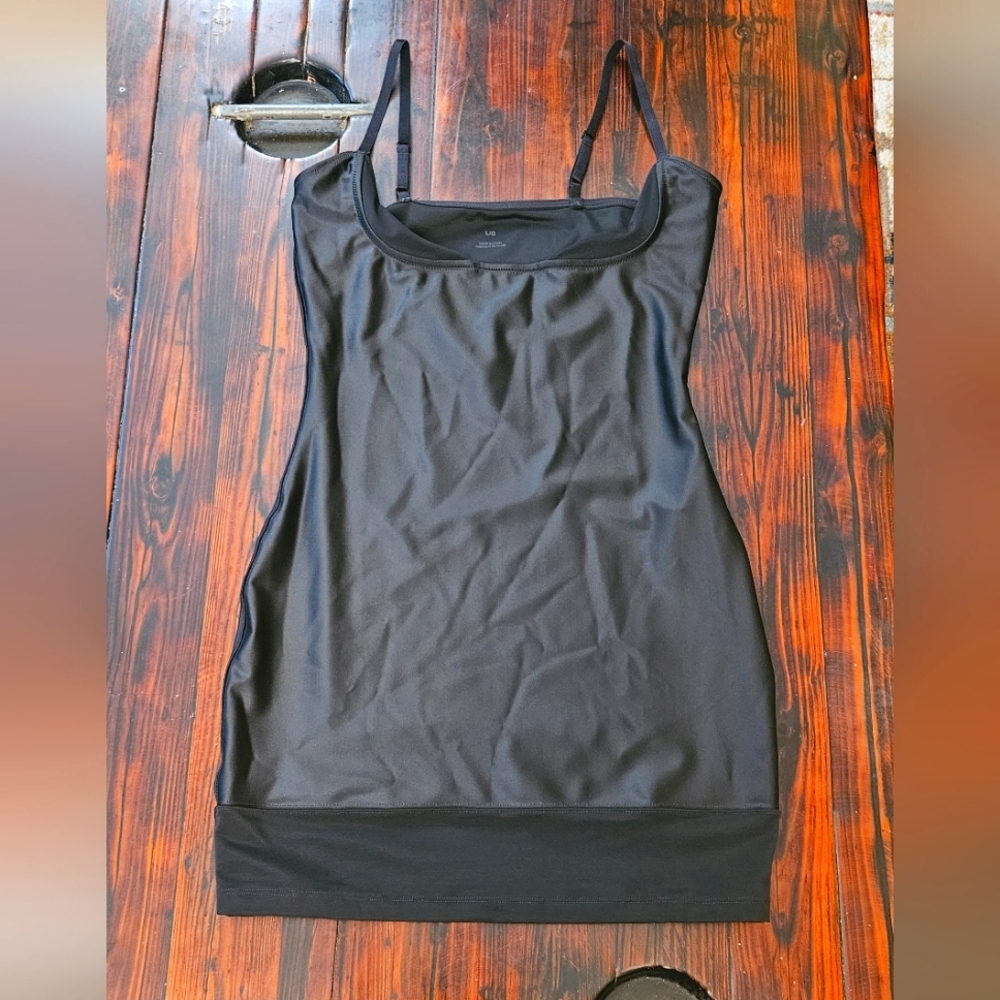 Black Shapewear Slip Dress Sz L